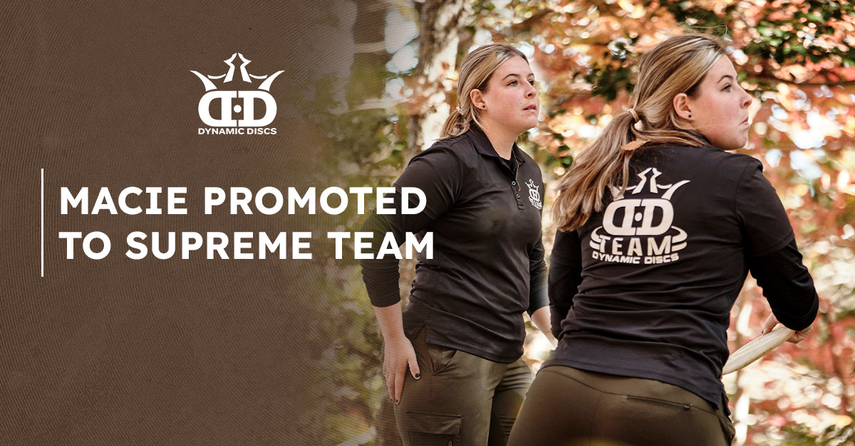 Macie Velediaz promoted to the Supreme Team on Dynamic Discs | Contract update