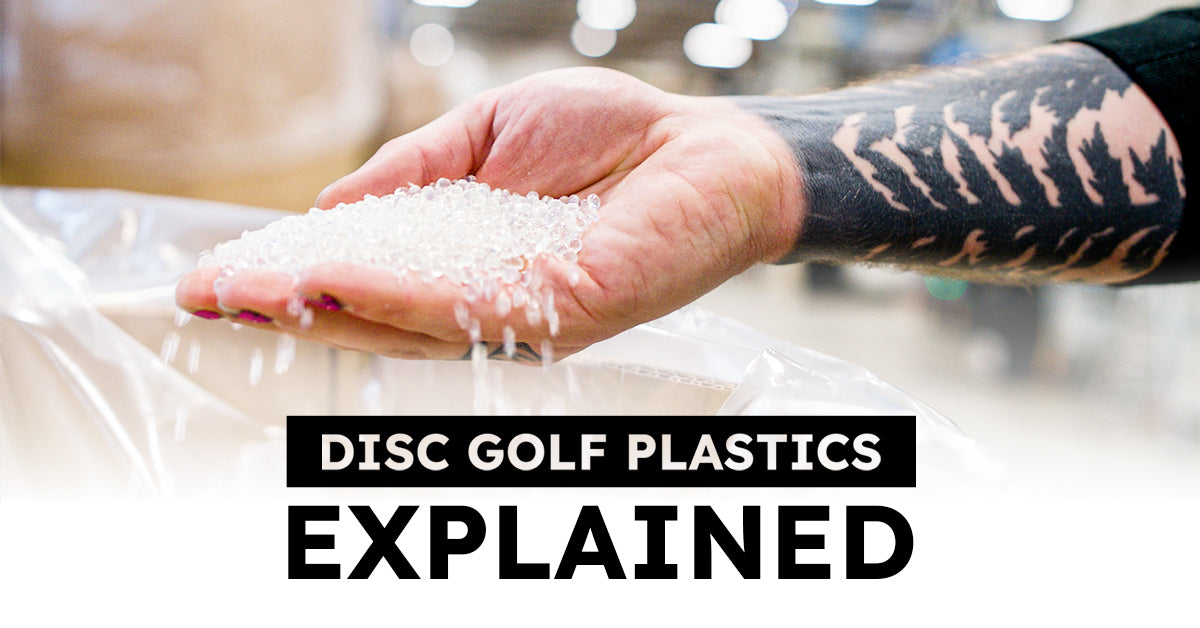 Why are there different types of plastic in disc golf?