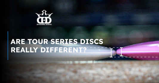 How are TOUR SERIES discs DIFFERENT from regular disc golf discs?