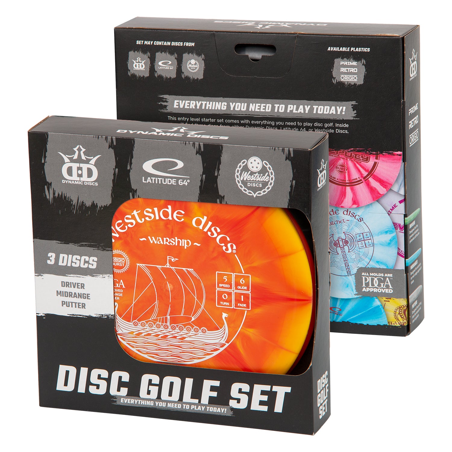 Trilogy Premium Beginners Disc Golf Set – Rare Discs - Disc Golf Store