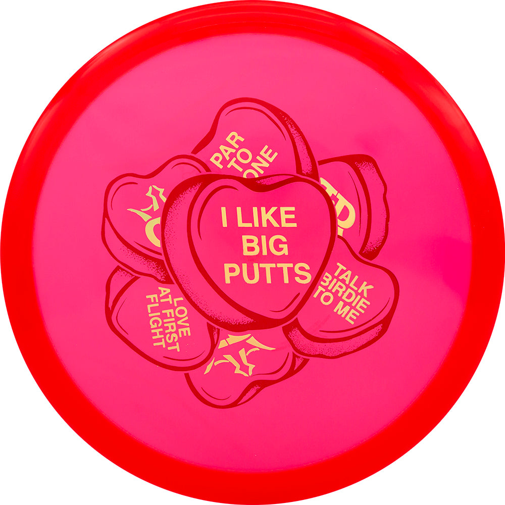 Dynamic Discs Lucid EMAC Truth Candy Hearts LE Stamp 2024