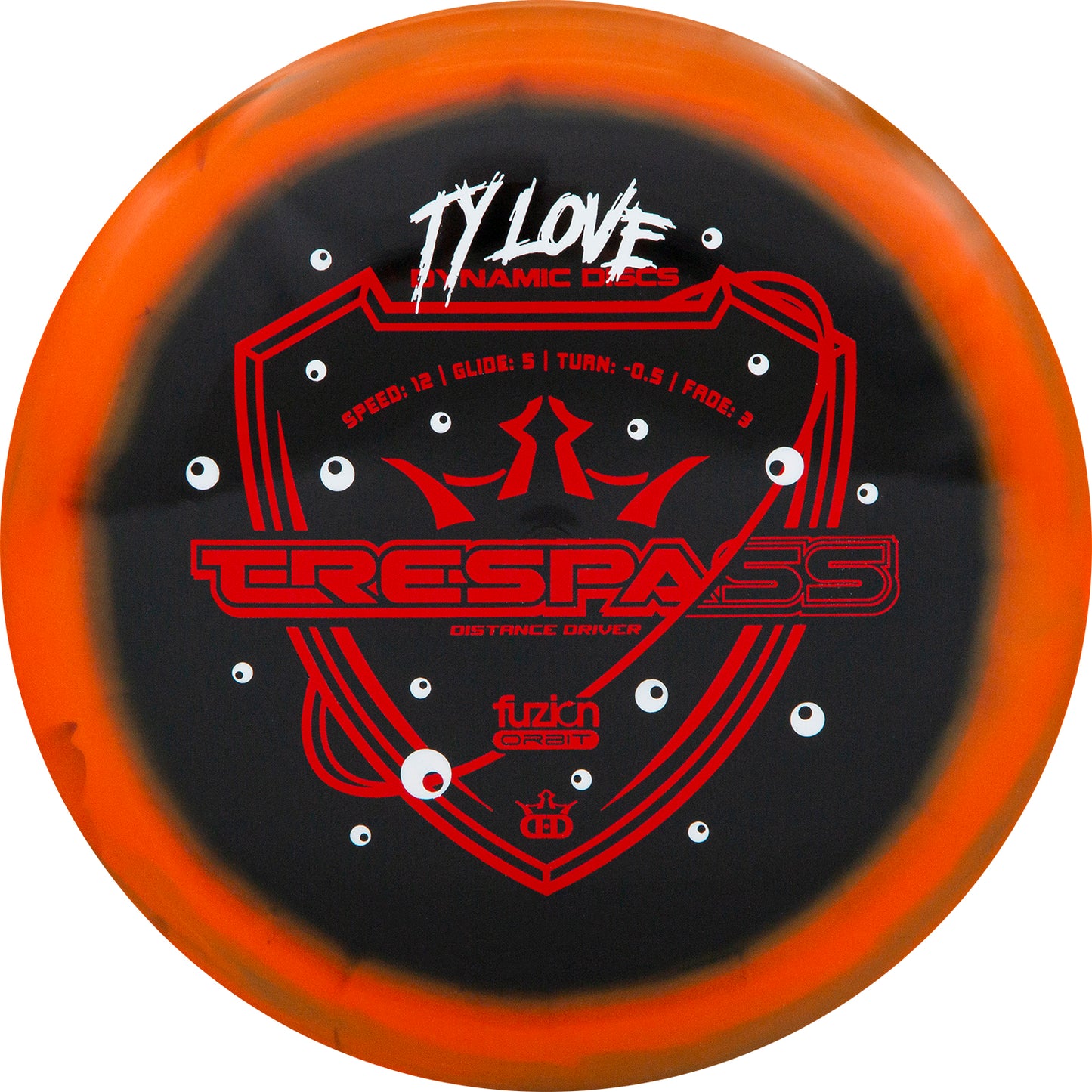 Dynamic Discs Fuzion Orbit Trespass Ty Love Team Series 2023