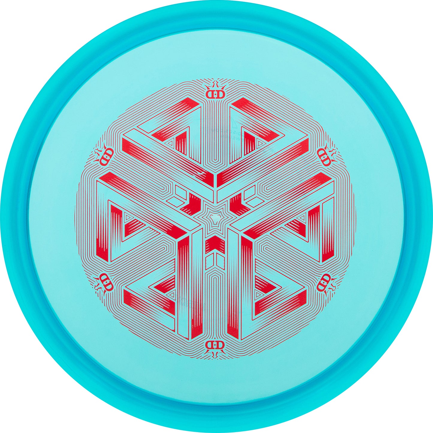 Dynamic Discs Lucid-Ice Verdict Impossible Cube Stamp