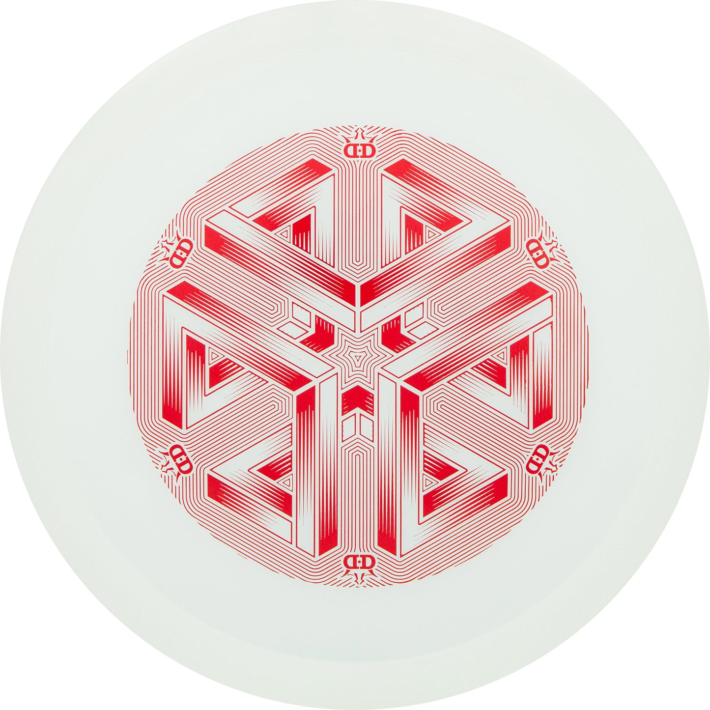 Dynamic Discs Lucid-Ice Verdict Impossible Cube Stamp