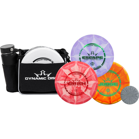 Dynamic Discs Cadet Shoulder Bag 3/4/5-Disc Prime Burst Disc Golf Starter Set