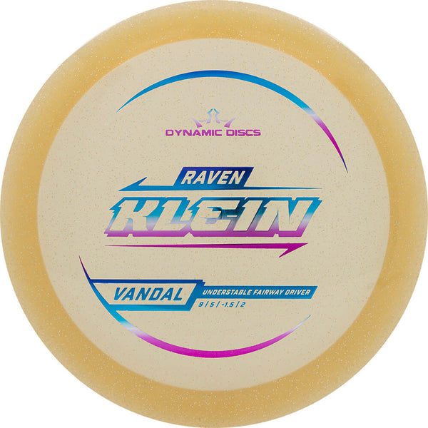 Lucid Gold Metal Flake Vandal - Raven Klein 2025 – Dynamic Discs