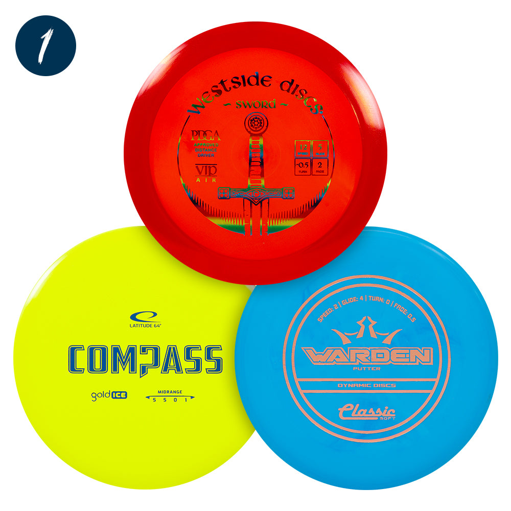Disc Golf Assorted Premium Starter Set – Dynamic Discs