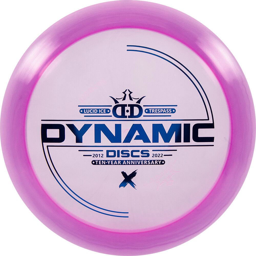Lucid-Ice Trespass 10 Year Anniversary Stamp – Dynamic Discs