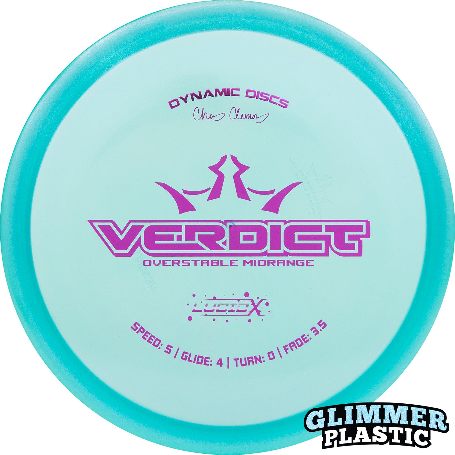 Dynamic Discs Lucid-X Glimmer Verdict Chris Clemons 2023