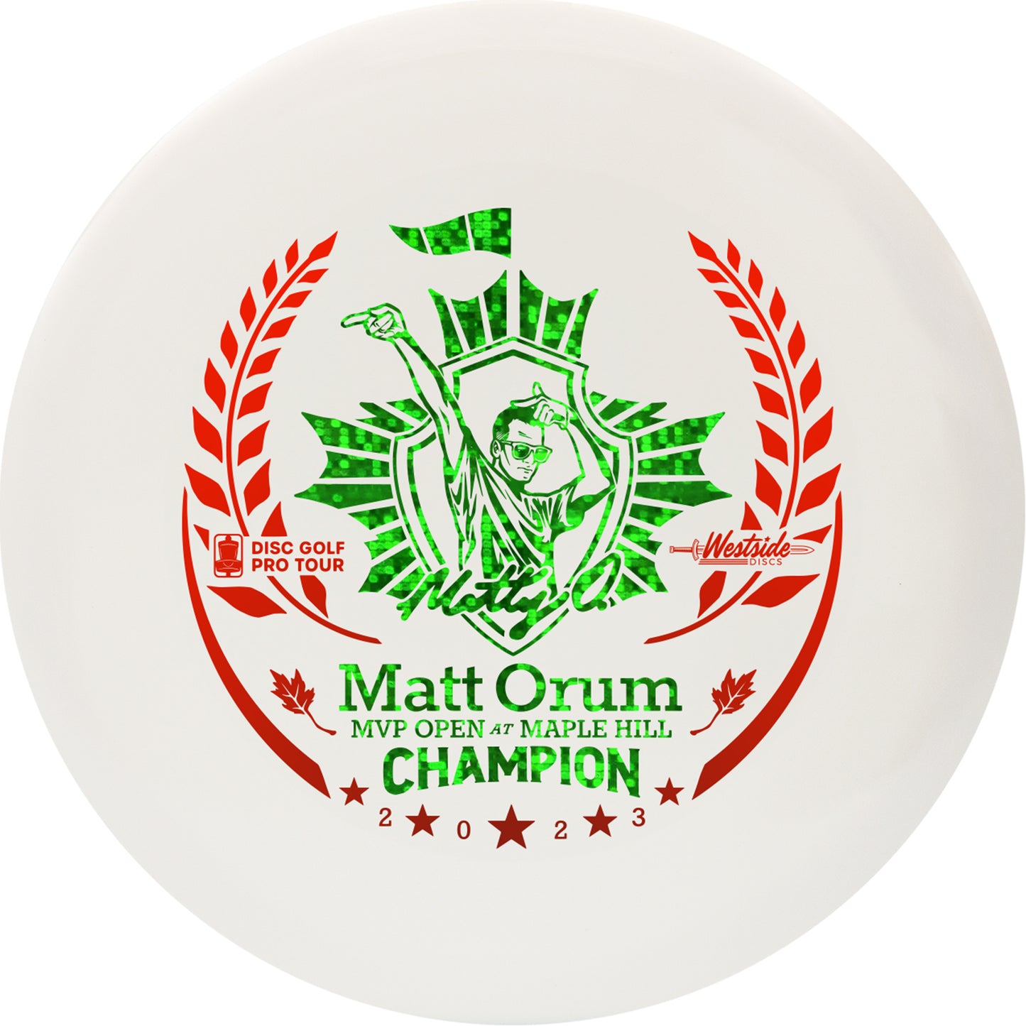 Westside Discs Tournament Pine Matt Orum MVP Open Champion Commemorative Stamp 2023