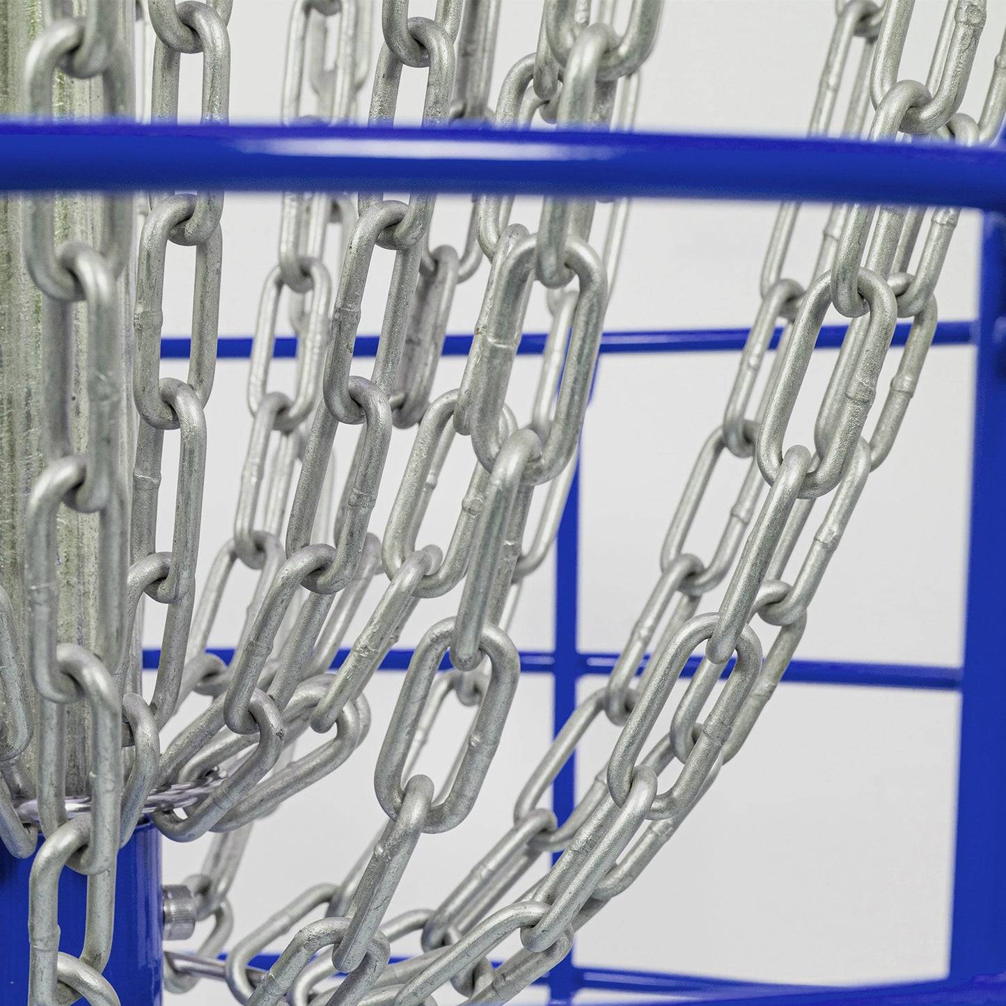 Dynamic Discs Veteran Basket Disc Golf Target - Blue - Galvanized Chains