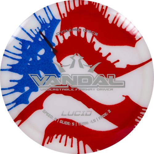 Dynamic Discs Lucid Vandal MyDye American Flag