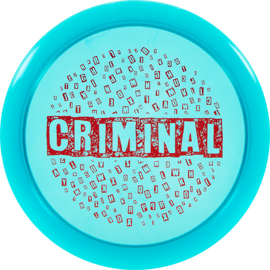 Dynamic Discs Lucid-Ice Criminal RANSOM Stamp