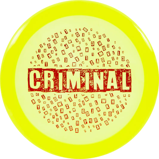 Dynamic Discs Lucid-Ice Criminal RANSOM Stamp