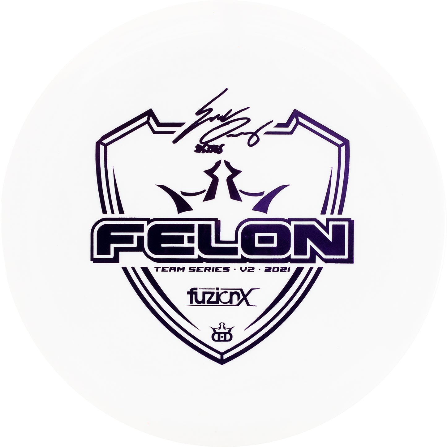 Dynamic Discs Fuzion-X Felon Eric Oakley 2021 Team Series V2