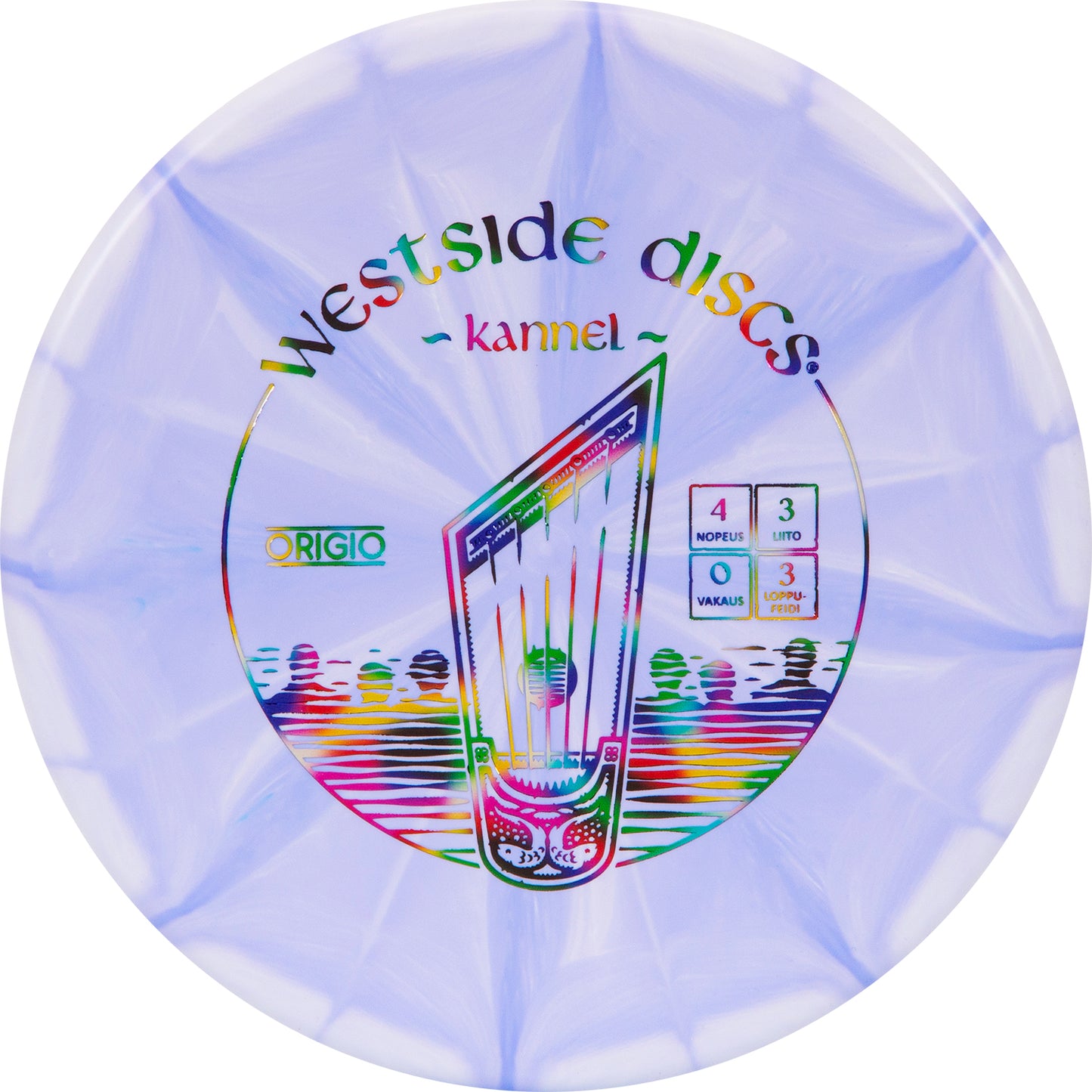 Westside Discs Origio Burst Harp Finnish Stamp