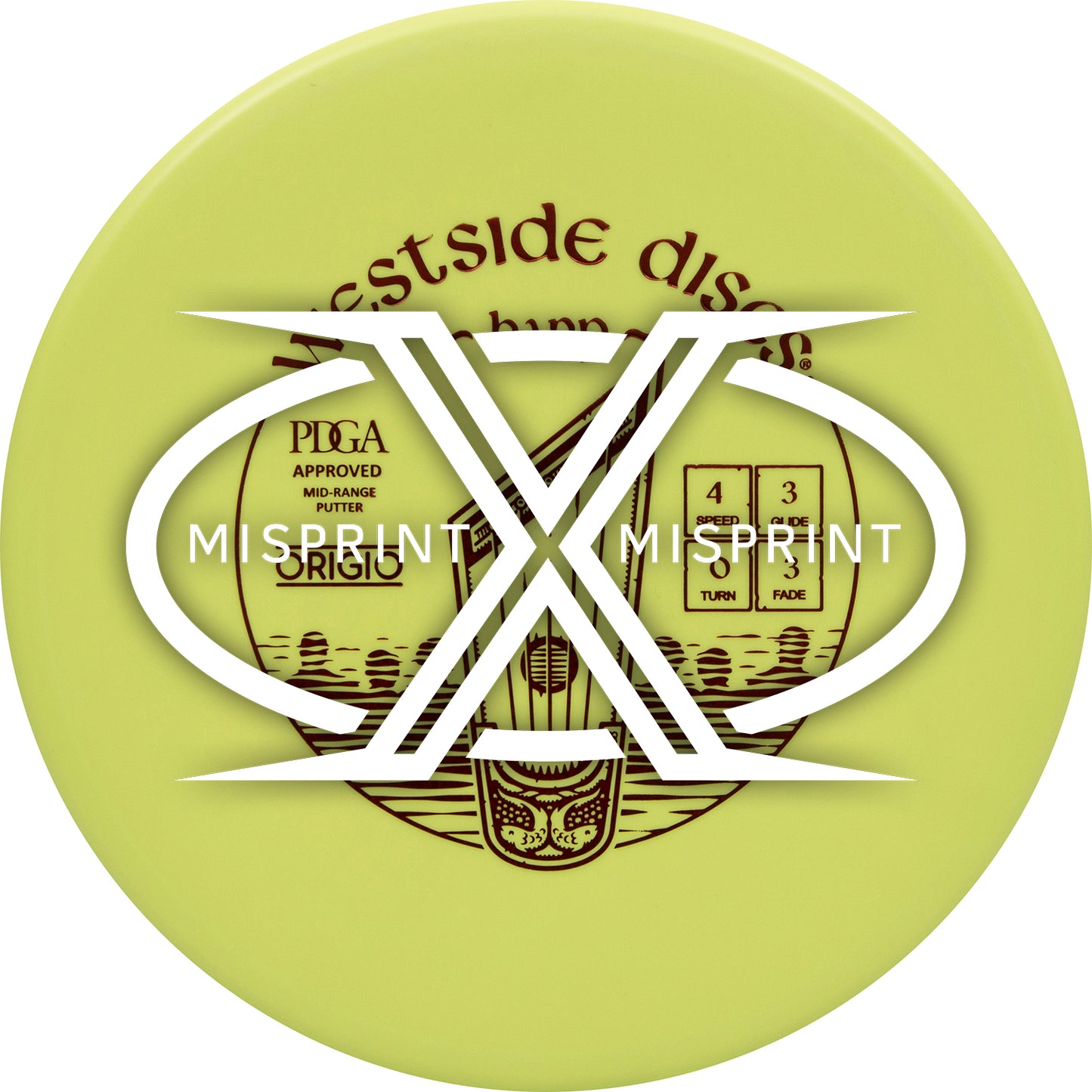 Misprint Westside Discs Origio Harp