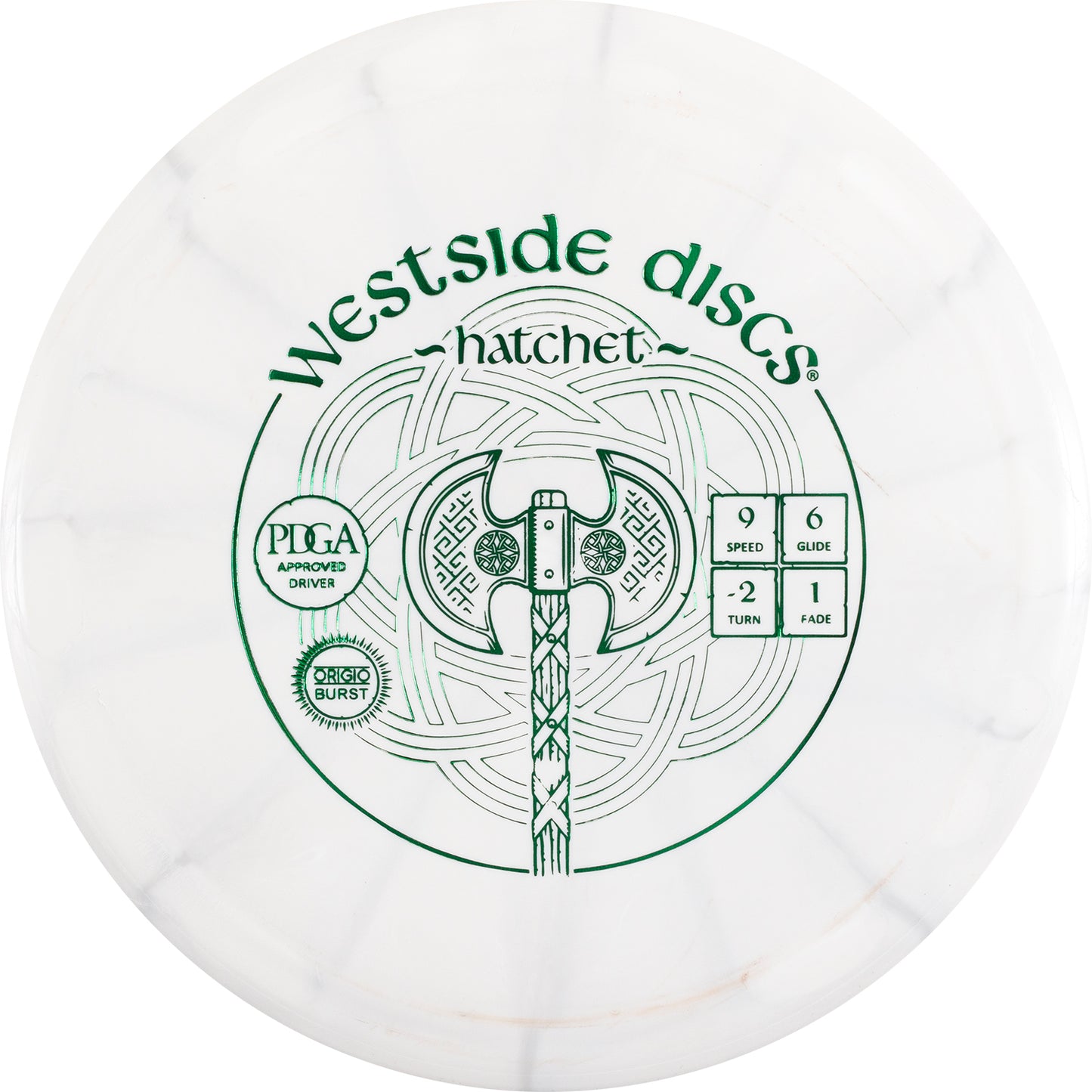 Misprint Westside Discs Origio Burst Hatchet