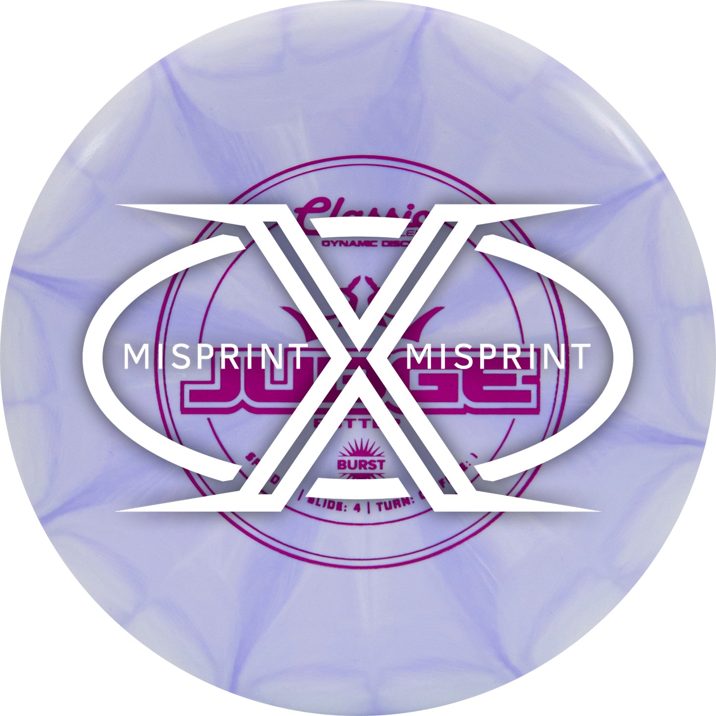 Misprint Dynamic Discs Classic Blend Burst Judge
