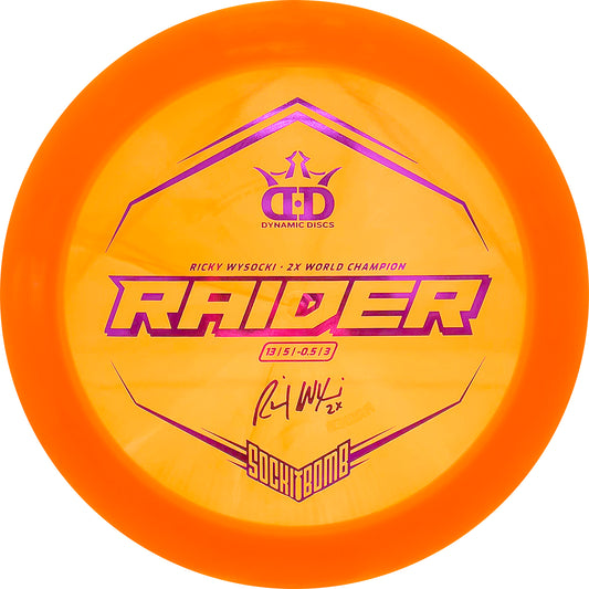 Dynamic Discs Lucid-Ice Raider Ricky Wysocki Sockibomb Stamp