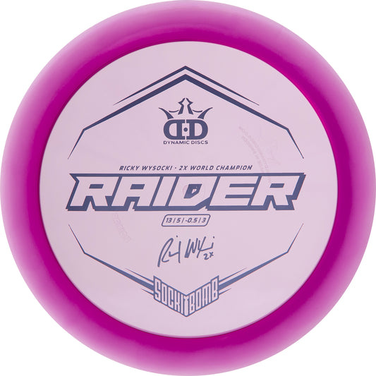 Dynamic Discs Lucid-Ice Raider Ricky Wysocki Sockibomb Stamp