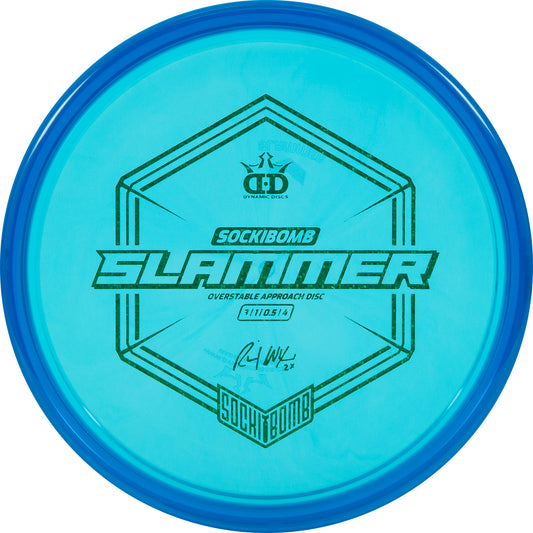 Dynamic Discs Lucid-Ice Sockibomb Slammer Ricky Wysocki