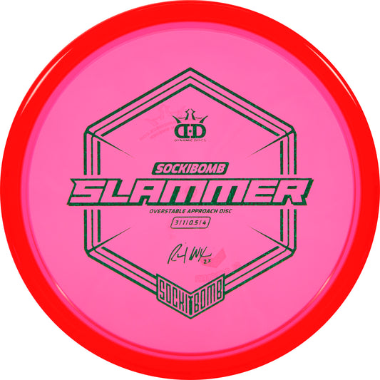Dynamic Discs Lucid-Ice Sockibomb Slammer Ricky Wysocki