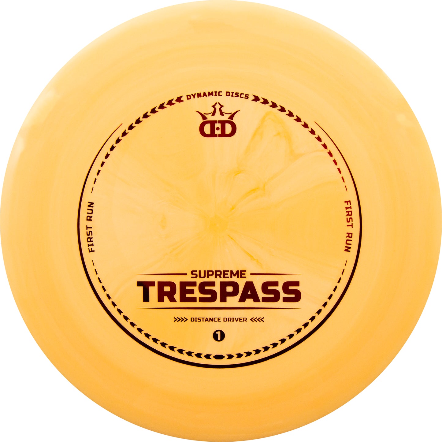 Dynamic Discs Supreme Trespass First Run
