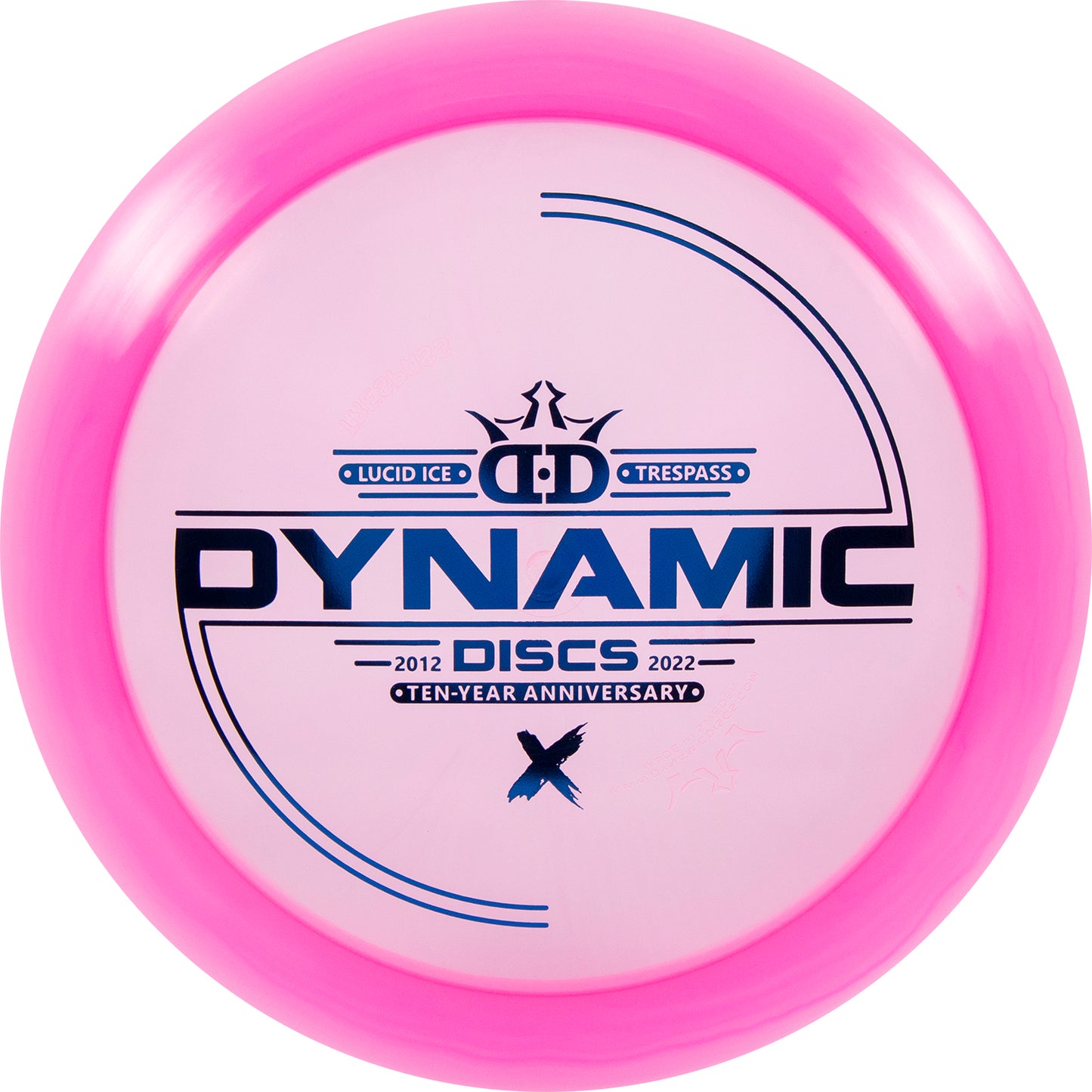 Dynamic Discs Lucid-Ice Trespass 10 Year Anniversary Stamp