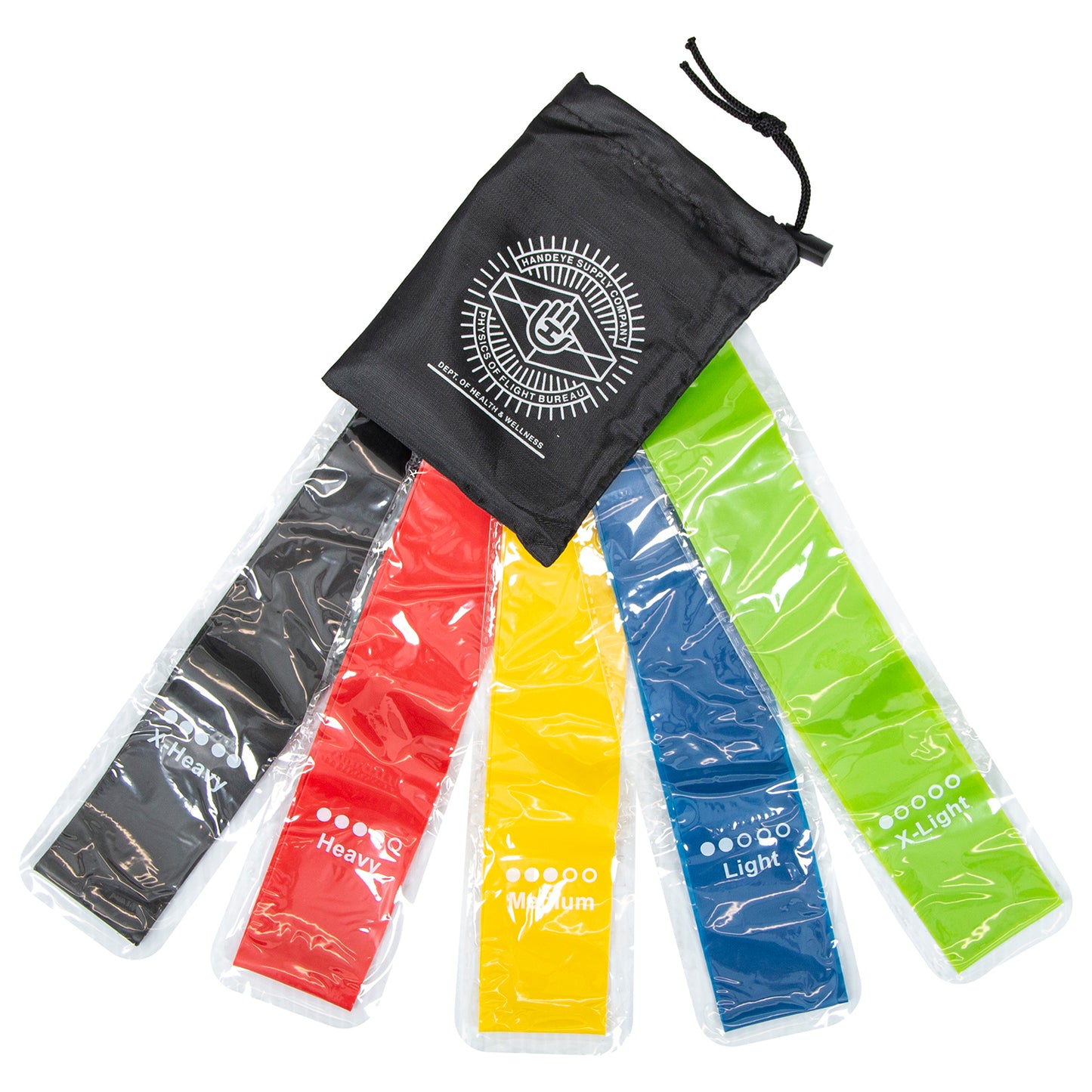 HSCo Favorite Bands Stretch Band Set w/ Pouch