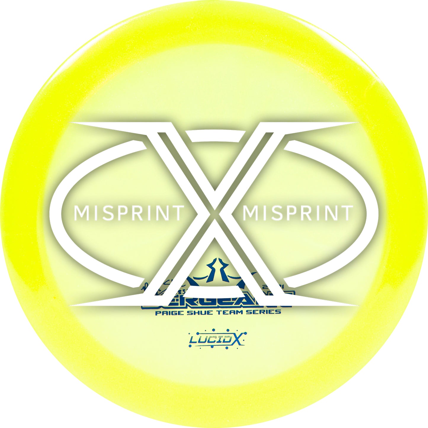 Misprint Dynamic Discs Lucid-X Glimmer Sergeant