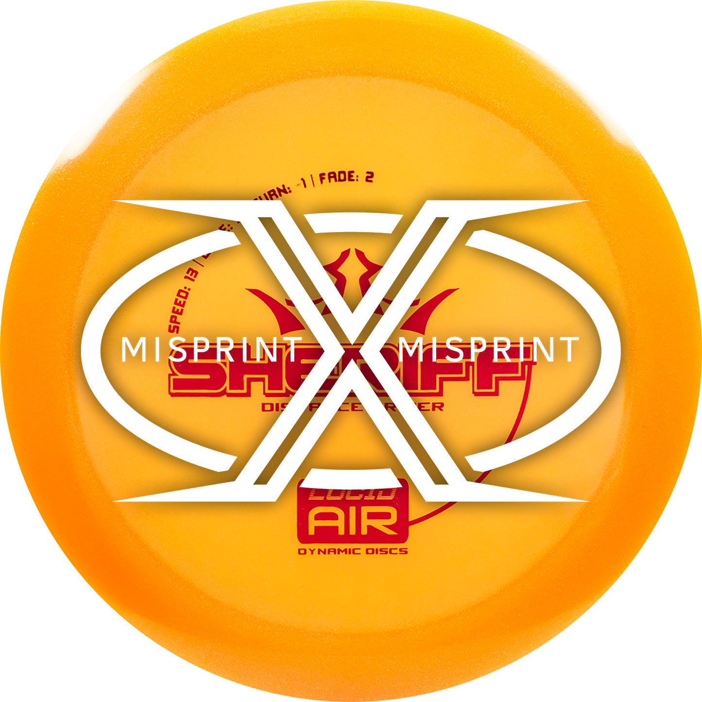 Misprint Dynamic Discs Lucid Air Sheriff