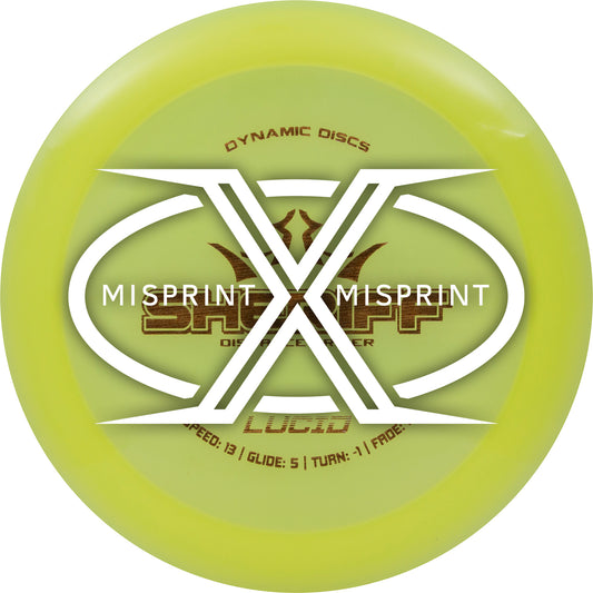Misprint Dynamic Discs Lucid Sheriff