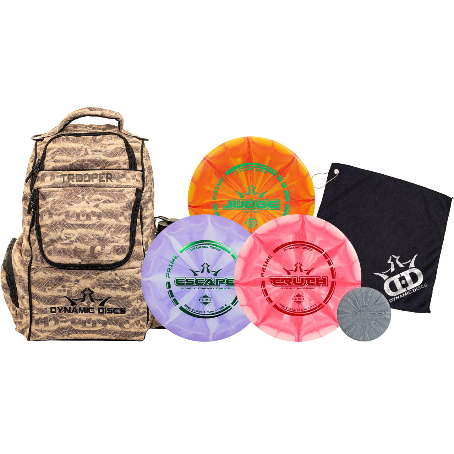 Dynamic Discs Trooper Backpack Disc Golf Starter Set